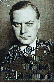 Einband von Alfred Rosenbergs "Mythus des 20. Jahrhunderts"