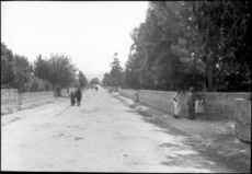 Blick auf die Dorfstraße (Kolonie-Straße) von Bethlehem-Galiläa