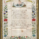 Landeskirchliches Archiv Stuttgart, Museale Sammlung, Nr. 91.103-04 Taufbrief von Taufpate Friedrich Wilhelm Breiter, Flaschnermeist