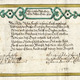 Landeskirchliches Archiv, Museale Sammlung, Nr. 93.103-09 Taufbrief von Taufpatin Susanna Dorothea Köhlerin, 1797handgesch