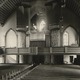 Stiftskirche Stuttgart. Innenraum zur Orgel, circa 1960